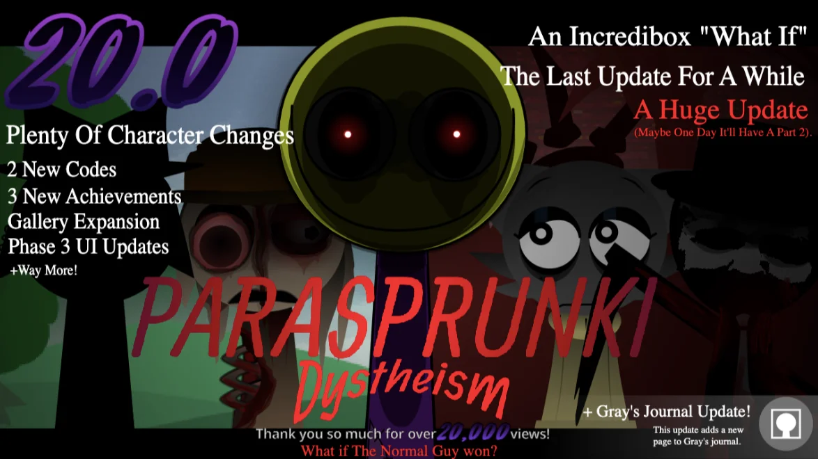 [Huge Update] Parasprunk Dystheism [20.0]